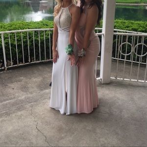 White prom dress